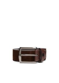 Tommy Hilfiger, Herren, Lederg&uuml;rtel &raquo;DENTON ELEVATED SUEDE 3, 5 cm breit&laquo; aus Wildleder, kontrastfarbene Ziern&auml;hte, Rich Walnut, Rich Walnut, 