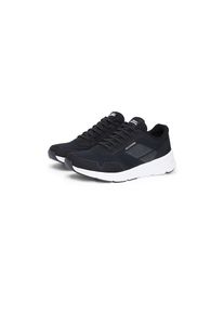 Tommy Hilfiger, Herren, Sneaker &raquo;MODERN COMFORT RUN TECH KNIT&laquo; , Freizeitschuh, Halbschuh, Schn&uuml;rschuh mit seitlichem Logo, schwarz, 40, schwarz, 