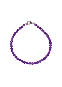 Firetti, Unisex, Armband &raquo;Schmuck Geschenk Silber 925 Armschmuck Armband Edelstein Amethyst&laquo; Made in Germany - mit Amethyst, silberfarben-lila + lila,