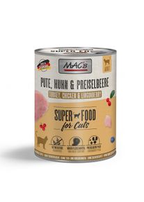 6x800 g MAC's CAT Pute, Huhn & Preiselbeere