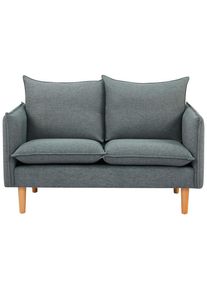 Livetastic 2-Sitzer-Sofa , Dunkelgrau , Textil , Kiefer , F&uuml;llung: Schaumstoff,Schaumstoff , 130x84x82 cm , Wohnzimmer, Sofas & Couches, Sofas, Textilsofas
