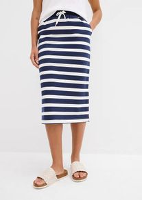 bonprix Sp&oacute;dnica dresowa do połowy łydki, niebieski, 40/42