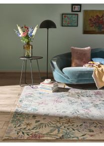 benuta Nest Vaskbart teppe Milly Veelkleurig/Wit 160x230 cm Botaniske planter og blomster