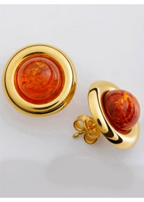 Damen Ohrstecker in Silber vergoldet 925 ,Gr&ouml;&szlig;e 0, WITT,