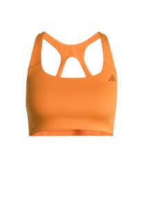 adidas Performance, Damer, Sports-BH 'Optime', Orange, St&oslash;rrelse M/L