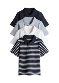 The Set, Drenge, Shirts, Marin / Pastelbl&aring; / Hvid, St&oslash;rrelse 5 yrs