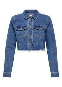 Only, Damer, Overgangsjakke 'ONLWONDER', Blue Denim, St&oslash;rrelse L