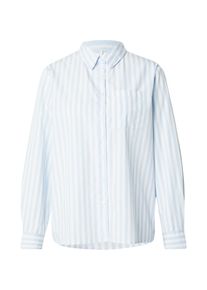 Pepe Jeans Kvinnor Blus ljusbl&aring; / vit Storlek L