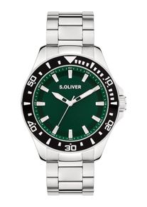 s.Oliver Montre &agrave; affichage analogique Homme argent taille One Size