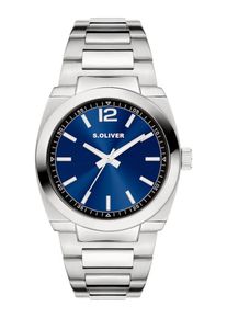 s.Oliver Montre &agrave; affichage analogique 'Modern & Zeitlos' Homme argent taille One Size