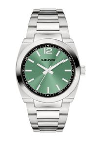 s.Oliver Montre &agrave; affichage analogique 'Modern & Zeitlos' Homme argent taille One Size