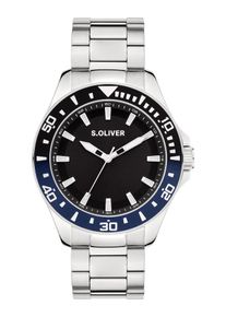 s.Oliver Montre &agrave; affichage analogique Homme argent taille One Size