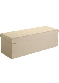 Casaria Opbergbank Beige 115x38x38cm