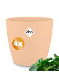 Gardebruk Bruselas maceta juego de 4 melocot&oacute;n 16x15cm 2,2L