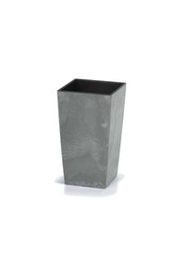 Deuba Macetero gris 26L aspecto de hormig&oacute;n interior exterior