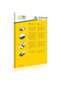 BROTECT Schutzfolie f&uuml;r Garmin quatix 8 Pro (47 mm) Displayschutz Displayschutzfolie Folie Klar Transparent, Smartwatch Schutzfolie, Transparent