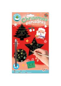 Grafix XMAS Weihnachtsh&auml;nger Regenbogen, 9 Stk.