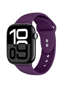 Crong Apple Watch Silikonarmband 44&ndash;49 mm (Silikon), Uhrenarmband, Violett