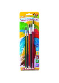 Gimboo, Pinsel, Pinsel, nr. 2-4-6-8-10, 5 st&uuml;ck, blister, verschiedene farben (8 mm)