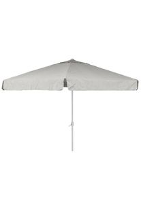 Vcm, Sonnenschirm &raquo;Alu-Sonnenschirm achteckig, Spannweite 3, 8m&laquo;, Wei&szlig;, Obermaterial: 100% Sonstiges Material (Ananasfaser) AM_PF ., Wei&szlig;