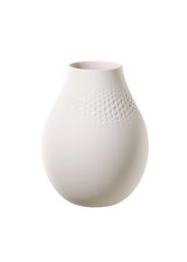 Villeroy & Boch Villeroy & Boch, Dekovase &raquo;Vase Perle Manufacture Collier 20 cm&laquo;, Blanc, Blanc