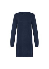 oxmo, Damen, Strickkleid &raquo;Strickkleid OXAIDA&laquo;, Total Eclipse Melange, N-Gr, M - N-Gr, Total Eclipse Melange, Modisches Midikleid der d&auml;nischen Top-