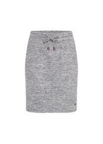 oxmo, Damen, Sweatrock &raquo;Sweatrock OXBirga&laquo;, Light Grey Melange, XS, Light Grey Melange, Femininer Rock mit Kordelzug im Bund