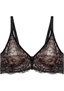 Triumph, B&uuml;gel-BH &raquo;Amourette Charm&laquo; elegante Stretch-Spitze, weich, Cups leicht gef&uuml;ttert, BLACK, Cup D, 85 -Cup D, B&uuml;gel-BH