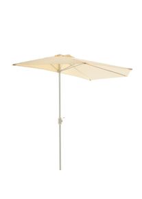 Vcm, Sonnenschirm &raquo;Sonnenschirm Gartenschirm halbrund&laquo;, Beige, Obermaterial: 100% Sonstiges Material (Ananasfaser) AM_PF ., Beige
