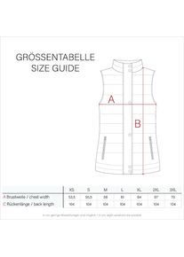 Marikoo, Damen, Steppweste &raquo; Sayorii Damen Winter Weste B967&laquo;, Wine, L, Wine, Sch&ouml;nes und dezentes Steppdesign