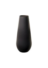 Villeroy & Boch Villeroy & Boch, Dekovase &raquo;Vase Manufacture Collier 26 cm&laquo;, Noir, Noir