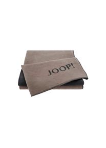 JOOP!, Wohndecke &raquo;Wohndecken 1er Pack&laquo;, Braun, Obermaterial: 58% Baumwolle CO. 35% Polyacryl PAN. 7% Polyester PES., B/L: 150 cm, Braun