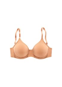 Lascana, T-Shirt-BH &raquo;perfect basic&laquo; mit B&uuml;gel, ohne Schale, Basic Dessous, caramel, Cup C, 80 -Cup C, T-Shirt-BH