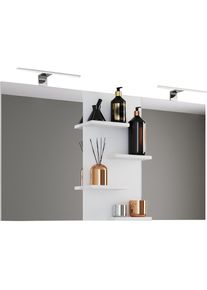 Vcm, Badspiegel &raquo;Breiter Badspiegel Spiegel Budasi mit Ablage&laquo;, Wei&szlig;, Wei&szlig;