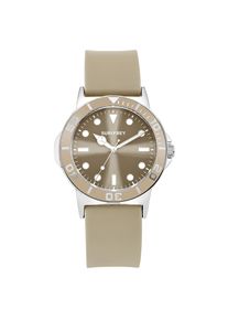 SURI FREY, Damen, Quarzuhr &raquo;Armbanduhr SFY Emmy&laquo;, Taupe, Taupe, Angenehmes Silikonband mit Dornschlie&szlig;e.