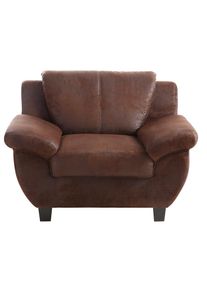 Home Affaire, Sessel &raquo;Yesterday belastbar bis 140kg/ Sitz&laquo; Microfaser MELROSE , mocca, mocca, Primabelle -Microfaser (100% Polyester);Struktur (100% 