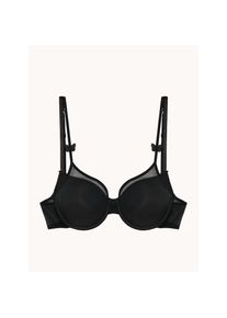 Passionata, Schalen-BH &raquo;MISS JOY&laquo; verspielte Schmetterlingsmotive, leichter T&uuml;ll, atmungsaktiv, BLACK, Cup D, 85 -Cup D, Schalen-BH