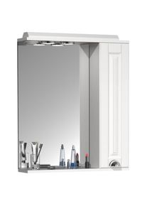 Vcm, Badspiegel &raquo;Spiegelschrank Bad Spiegel Casalo L&laquo;, Wei&szlig;, Wei&szlig;