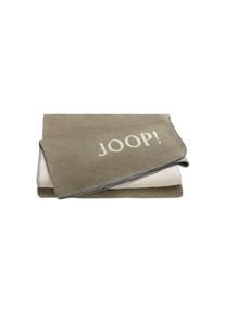 JOOP!, Wohndecke &raquo;Wohndecken 1er Pack&laquo;, Oliv, Obermaterial: 58% Baumwolle CO. 35% Polyacryl PAN. 7% Polyester PES., B/L: 150 cm, Oliv
