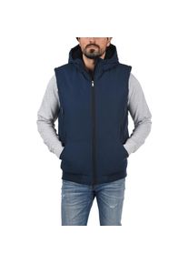 Blend, Herren, Steppweste &raquo;Weste BHElano&laquo;, Dress Blues, M, Dress Blues, Herren Outdoor Weste mit Kapuze