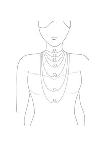 ONE ELEMENT, Damen, Silberkette &raquo;Zirkonia Halskette aus 925 Silber&laquo;, silber, silber, mit Liebe gefertigt aus 925 Silber