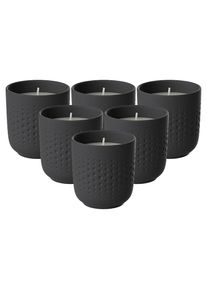 Villeroy & Boch Villeroy & Boch, Duftkerze &raquo;Duftkerzen Perle Adventure Manufacture Collier Noir 6er Set schwarz&laquo;, schwarz, 6 tlg., schwarz