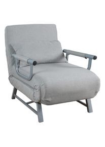 Vcm, Schlafsofa &raquo;Schlafsessel Sessel Kolino mit Schlaffunktion&laquo;, Grau, Obermaterial: 90% Holz Wood. 10% Textilmaterial TEXMAT., Grau