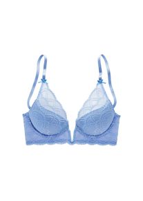 Vivance, Schalen-BH &raquo;Mirabella&laquo; mit extra tiefem Aussschnitt, hellblau, Cup D, 85 -Cup D, Schalen-BH