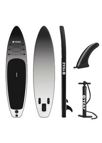 YEAZ, Inflatable SUP-Board &raquo;SUP Board BLACK SANDS BEACH - EXOTRACE PRO -&laquo;, grau, Inflatable SUP-Board