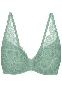 Triumph, B&uuml;gel-BH &raquo;Body Make-Up Illusion Lace&laquo; mit Stretch-Spitze und Lifting-Effekt, MISTY TURQUOISE, Cup C, 85 - Cup C, B&uuml;gel-BH