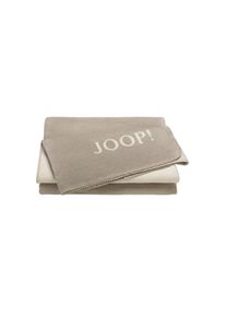 JOOP!, Wohndecke &raquo;Wohndecken 1er Pack&laquo;, Natur, Obermaterial: 58% Baumwolle CO. 35% Polyacryl PAN. 7% Polyester PES., B/L: 150 cm, Natur