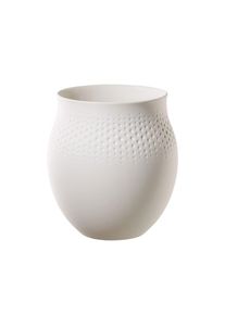 Villeroy & Boch Villeroy & Boch, Dekovase &raquo;Vase Manufacture Collier 18 cm&laquo;, Blanc, Blanc