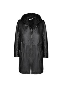 Maze, Damen, Lederjacke &raquo;Ledermantel 42021316&laquo;, black, 46, black, Lagenlook, Trachtenmode