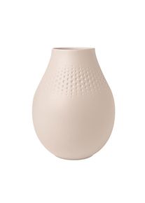 Villeroy & Boch Villeroy & Boch, Dekovase &raquo;Vase Perle Manufacture Collier 20 cm&laquo;, Beige, Beige